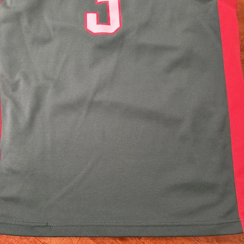 Adidas Milwaukee Bucks Jennings #3 NBA Green Youth Jersey - Size Large
